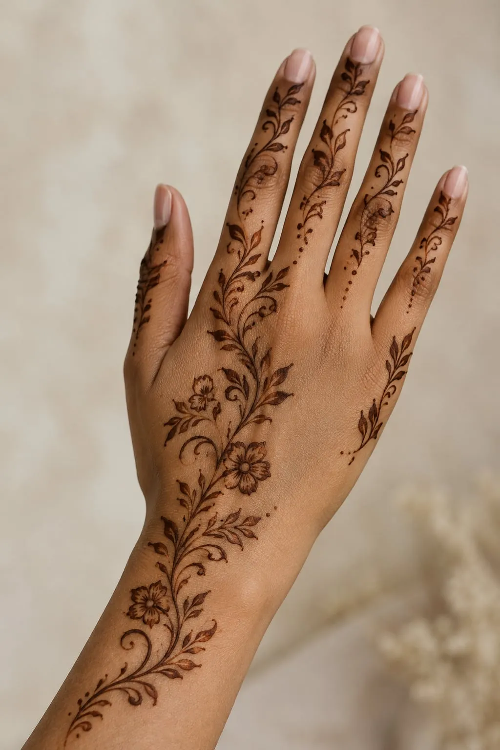 Arabic mehndi design